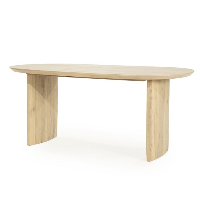 Eleonora Eettafel Dex Eiken, 180 x 90cm - Naturel - Ovaal