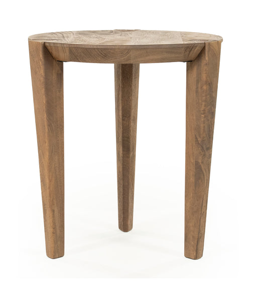 Eleonora Ronde Bijzettafel Davina Mangohout, 40cm - Bruin