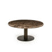 Eleonora Ronde Salontafel Luigi Marmer, 75cm - Bruin