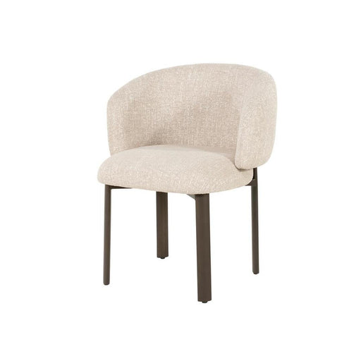Eleonora Eetkamerstoel Senna Punto stof - Beige