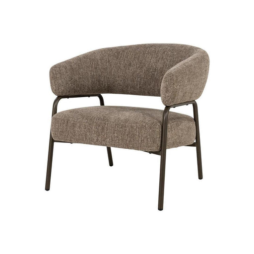 Eleonora Fauteuil Fabrice Veso stof - Bruin
