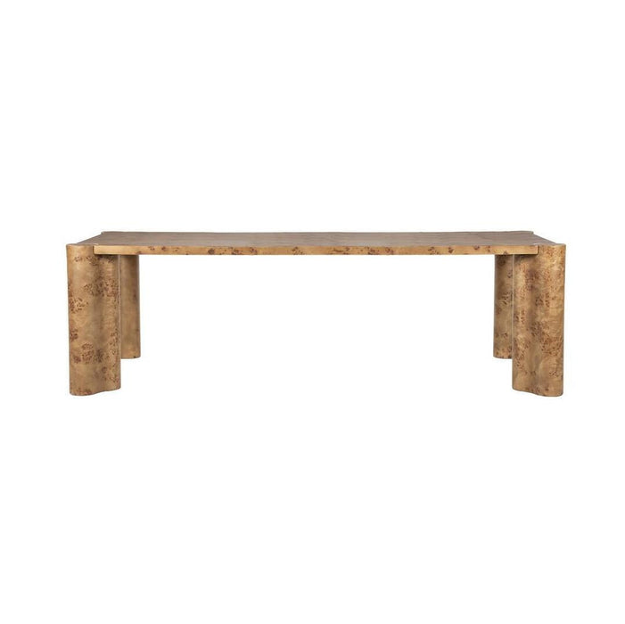 Eleonora Eettafel Dorian MDF en notenfineer, 246 x 116cm - Bruin