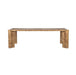 Eleonora Eettafel Dorian MDF en notenfineer, 246 x 116cm - Bruin