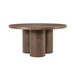 Eleonora Ronde Eettafel Nisa Walnoot 150 cm - Bruin