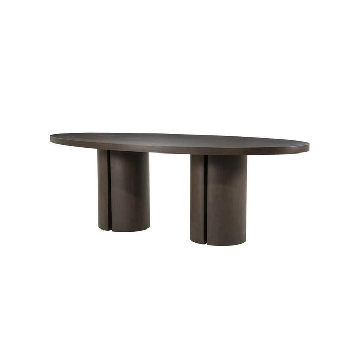 Eleonora Ovale Eettafel Noud Walnoot, 220 x 110cm - Bruin - Ovaal