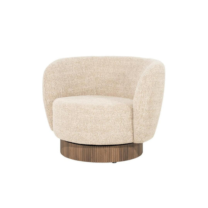 Eleonora Fauteuil Norah Yke stof - Taupe