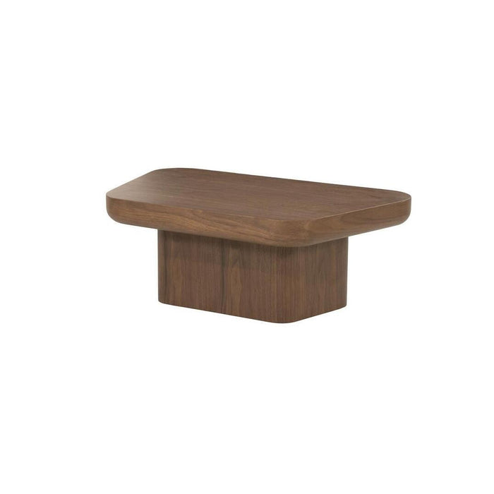 Eleonora Organische Salontafel Alix Walnoot, 80 x 52cm - Bruin