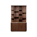 Eleonora Opbergkast Vigo Mangohout en Botochino marmer, 220 x 139cm - Bruin