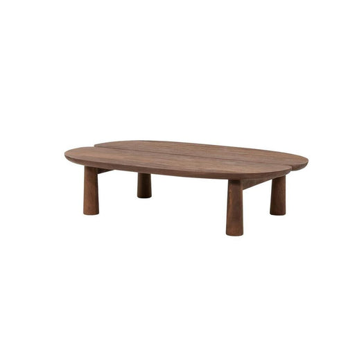 Eleonora Ovale Salontafel Nero Mangohout, 120 x 79cm - Bruin - Ovaal