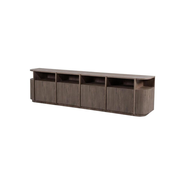 Eleonora TV-meubel Oslo Eiken, 230cm - Donkerbruin