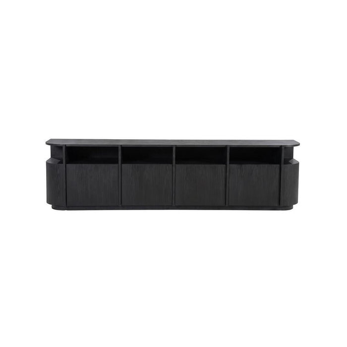 Eleonora TV-meubel Oslo Eiken, 230cm - Zwart