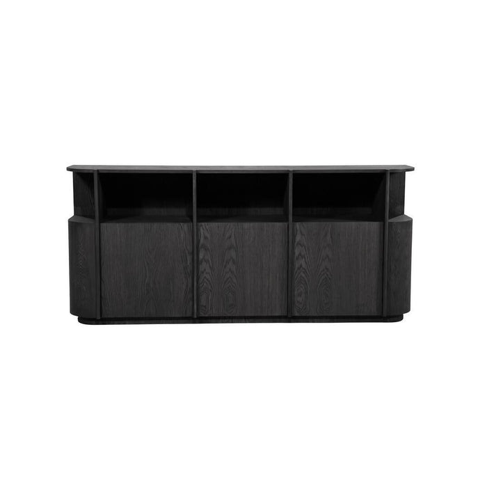 Eleonora Dressoir Oslo Eiken, 203cm - Zwart