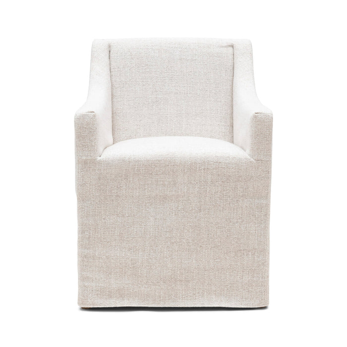 Rivièra Maison Eetkamerstoel Firenze Rich Tweed - Antique White - ThatLyfeStyle