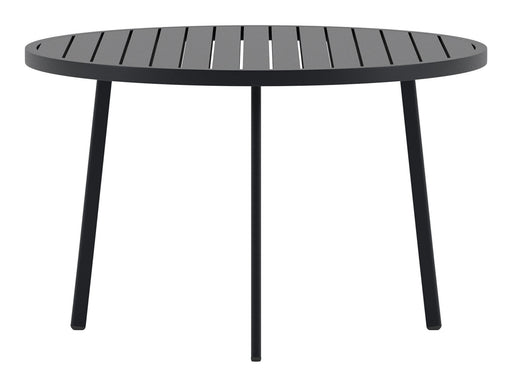 Nohr Ronde Tuintafel Lateasha Aluminium, Ø120cm - Zwart