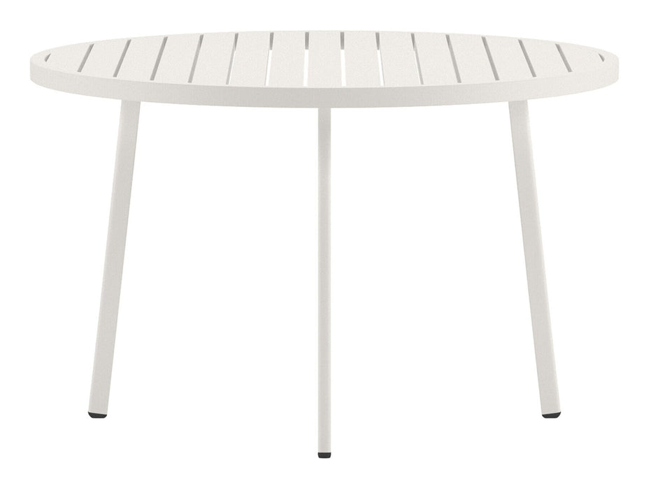 Nohr Ronde Tuintafel Lateasha Aluminium, Ø120cm - Beige