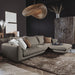 Tower Living 2,5-zits Loungebank Nottingham Bouclé, Rechts - Taupe