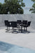 Nohr Outdoor Diningset Shayvonne - Zwart - ThatLyfeStyle
