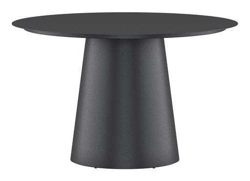 Nohr Ronde Tuintafel Mikeisha Aluminium, Ø120cm - Zwart - ThatLyfeStyle