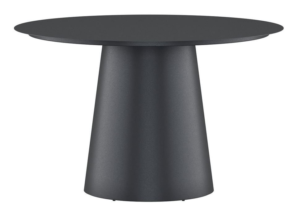 Nohr Ronde Tuintafel Mikeisha Aluminium, Ø120cm - Zwart