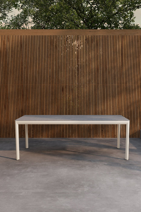 Nohr Tuintafel Zachari Keramisch glas, 220 x 100cm - Beige