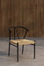 Nohr Eetkamerstoel Atalie Rattan - Naturel/Zwart - ThatLyfeStyle