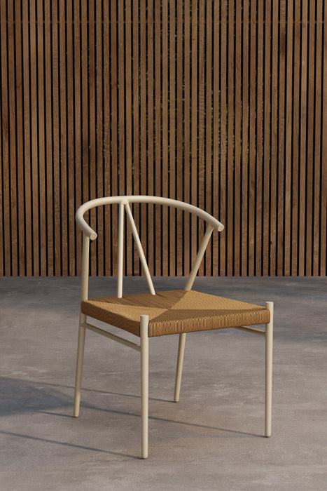 Nohr Eetkamerstoel Atalie Rattan - Naturel/Beige - ThatLyfeStyle