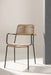 Nohr Tuinstoel Karlene Met armleuning, Polyester touw - Latte - ThatLyfeStyle