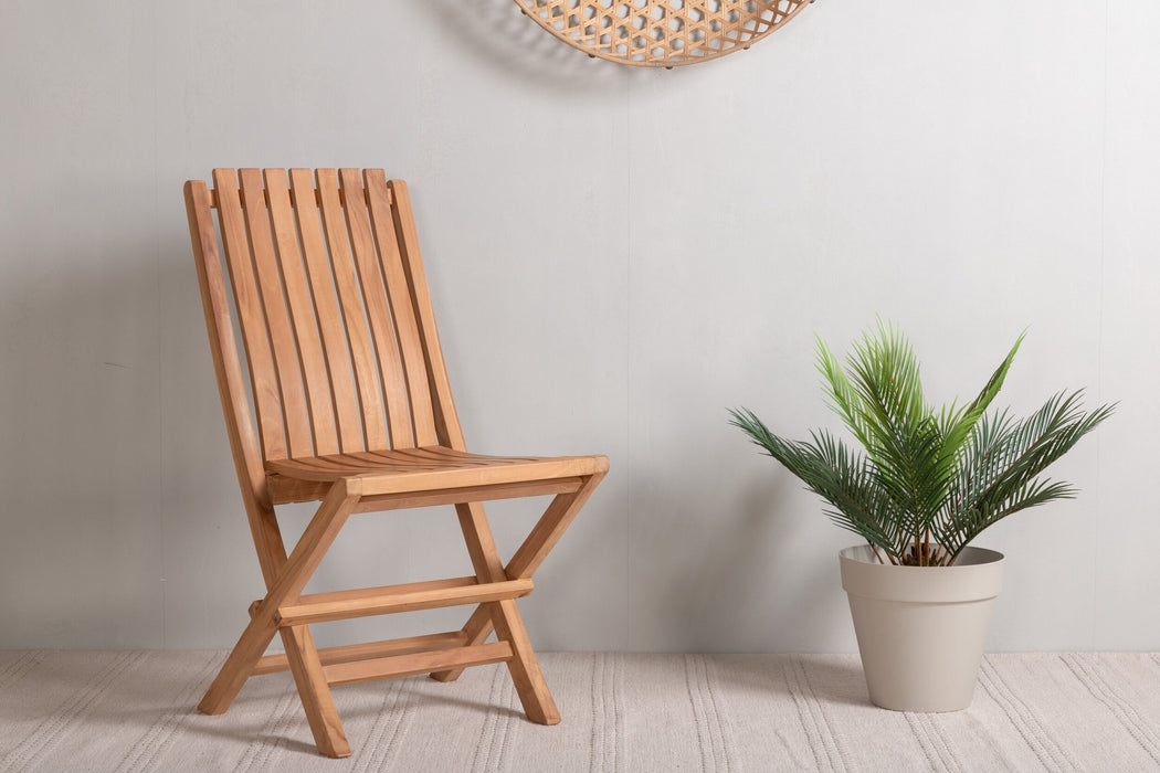 Nohr Inklapbare Tuinstoel Leea Teakhout - Naturel - ThatLyfeStyle