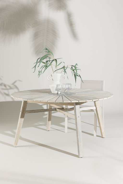Nohr Ronde Tuintafel Enrico Acaciahout, 150cm - Naturel - ThatLyfeStyle