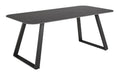 Bendt Eettafel Ginni Keramiek, 180 x 90cm - Zwart - ThatLyfeStyle