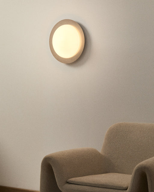 Kave Home Plafondlamp Novae 40cm - Lichtgrijs - ThatLyfeStyle