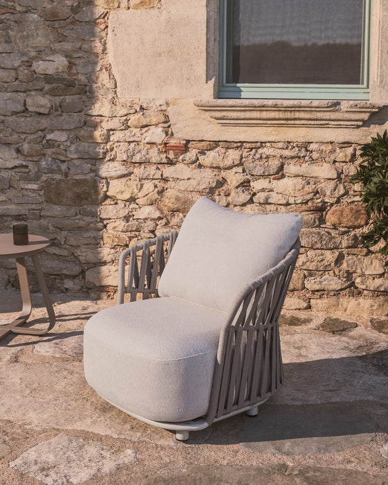 Kave Home Loungestoel Osani - Beige/Taupe