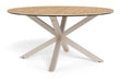 Bendt Ronde Salontafel Line Keramiek met eikenlook, 82cm - Naturel - ThatLyfeStyle