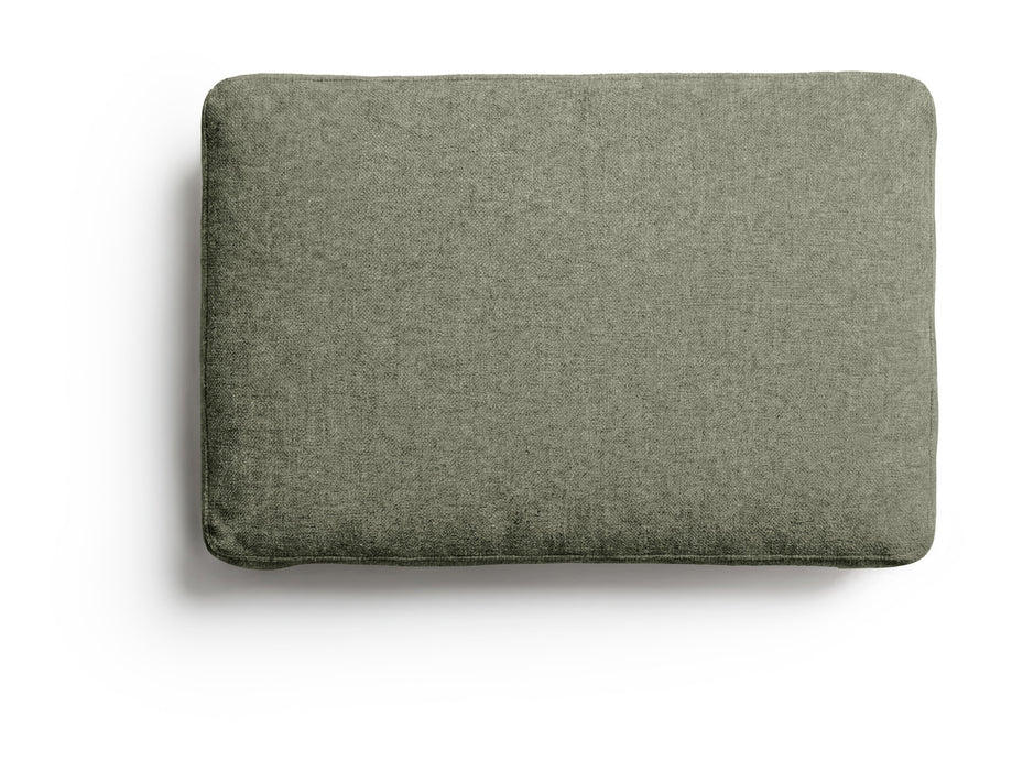 Kave Home Sierkussen Blok Chenille, 40 x 60cm - Mosgroen