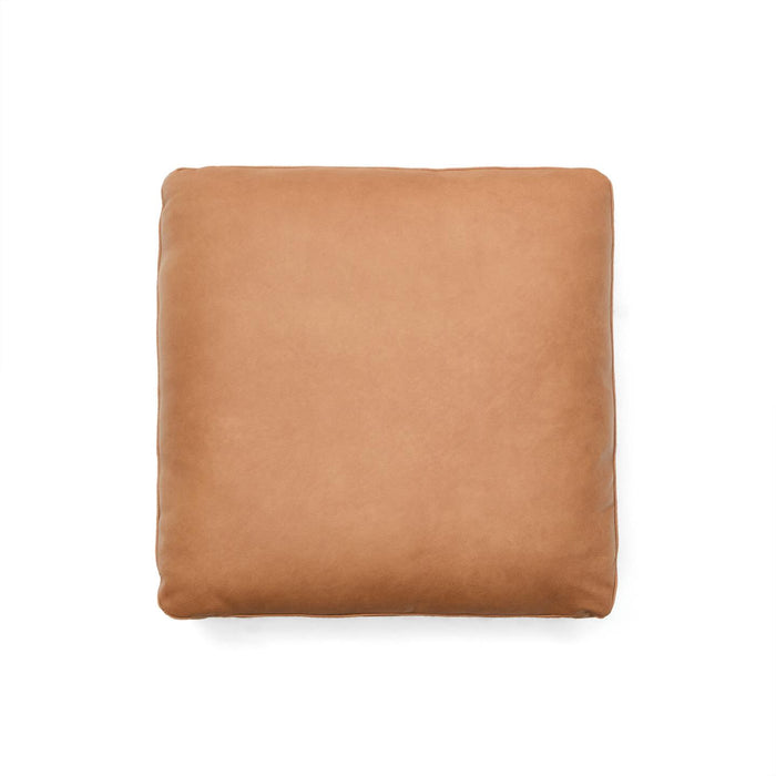 Kave Home Kussen Blok Leer, 60 x 60cm - Bruin