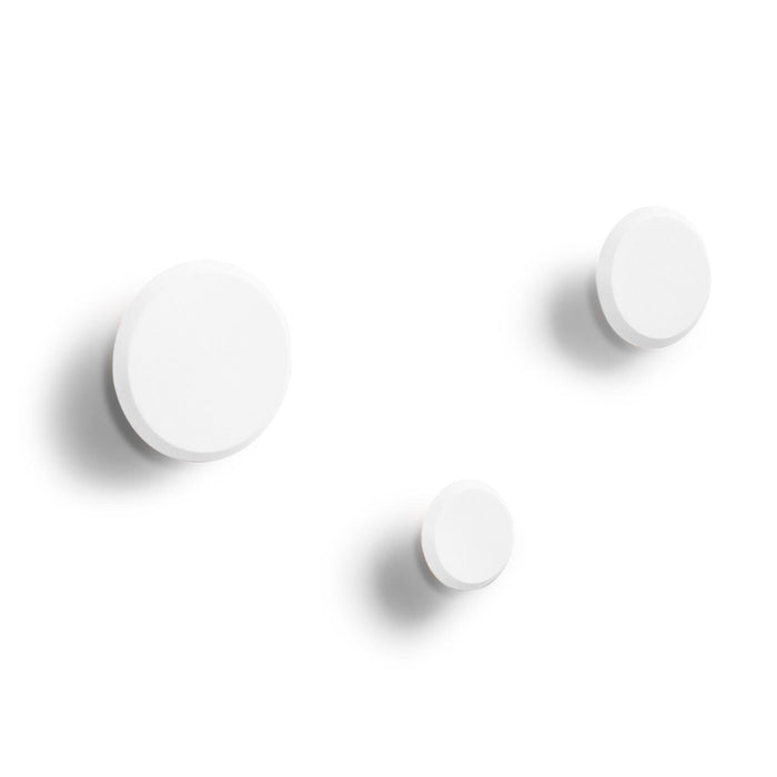 Kave Home Kapstokhaak Nadua Set van 3 stuks - Wit