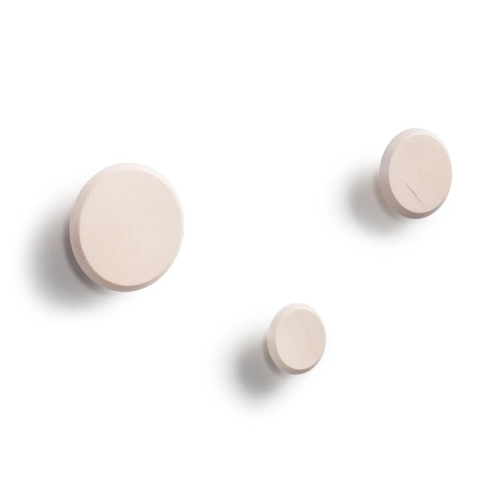 Kave Home Kapstokhaak Nadua Set van 3 stuks - Naturel