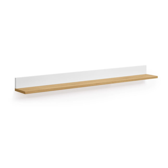 Kave Home Wandplank Abilen Eiken, 120cm - Wit