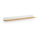 Kave Home Wandplank Abilen Eiken, 120cm - Wit