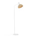 Kave Home Vloerlamp Damila Rotan - Wit