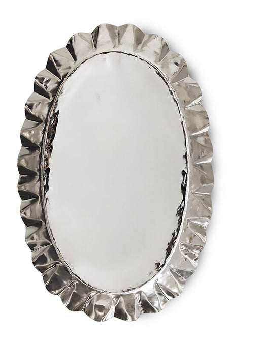 HKLIVING Dienblad New Classics Ovaal, 82 x 53cm - Zilver