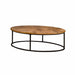 Tower Living Ovale Salontafel Viola Mangohout, 135 x 75cm - Naturel - Ovaal