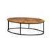 Tower Living Ovale Salontafel Viola Mangohout, 135 x 75cm - Naturel - Ovaal