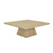 Tower Living Vierkante Salontafel Asti Mangohout, 90 x 90cm - Naturel