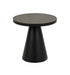 Bendt Salontafel Anemone Keramiek - Zwart - Rond