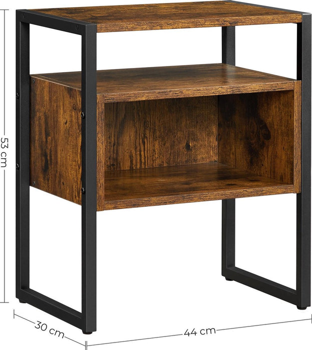 ACAZA Nachtkastje Industrieel - 53 x 44 x 30 cm - ThatLyfeStyle