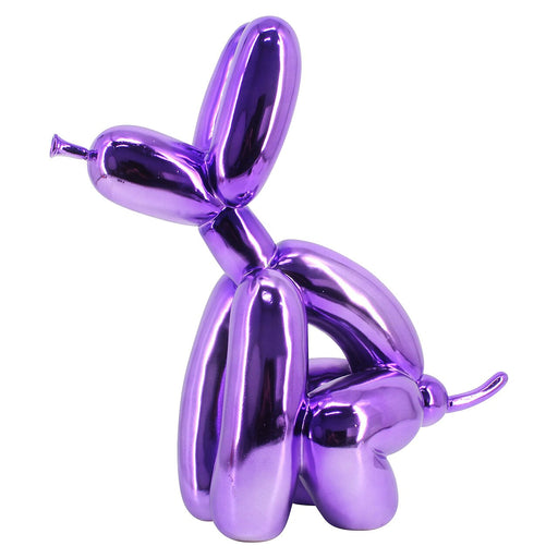 Richmond Decoratie Dog 36cm hoog - Paars