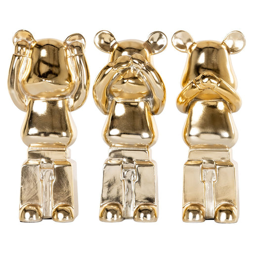Richmond Decoratie Berna Set van 3 stuks - Goud
