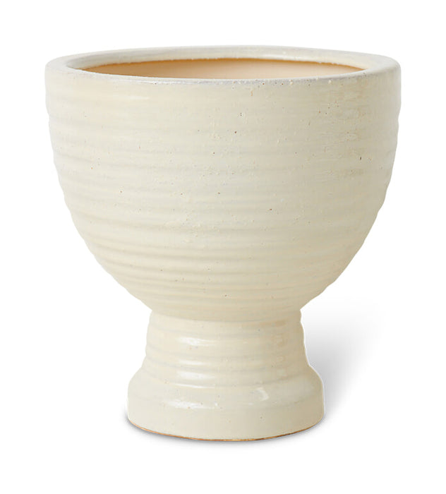 HKLIVING Plantenpot Planter Ø36cm - Crème