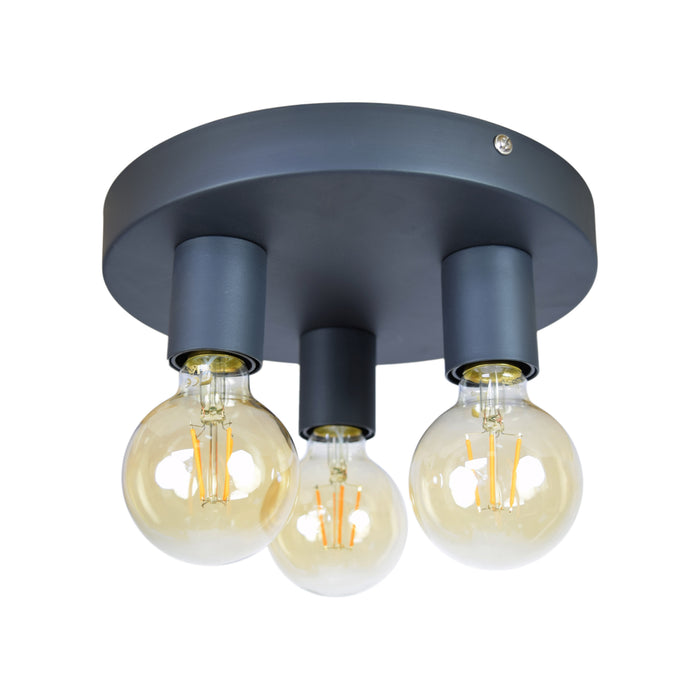 Urban Interiors plafondlamp Triple Ø25cm - Vintage Black